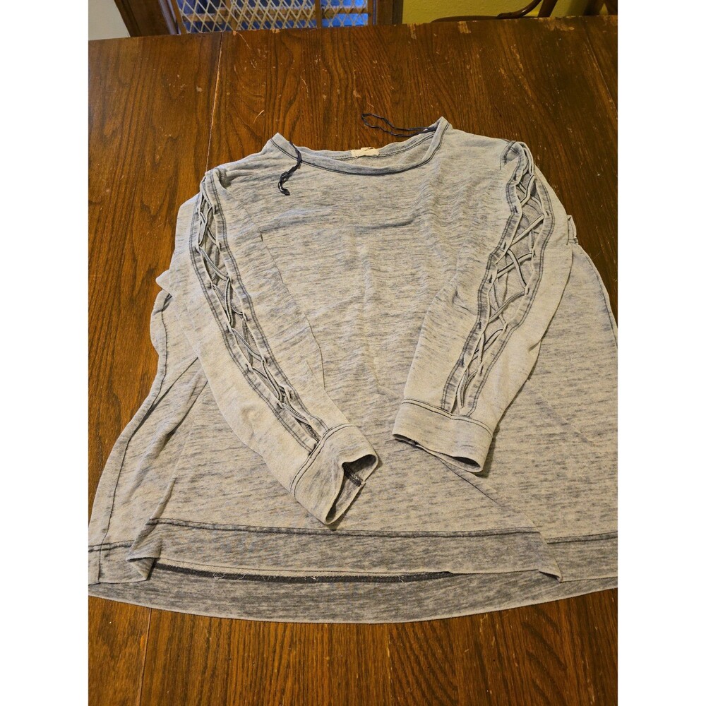 Jane & Delancy women’s grey 3/4 cotton blend size Large